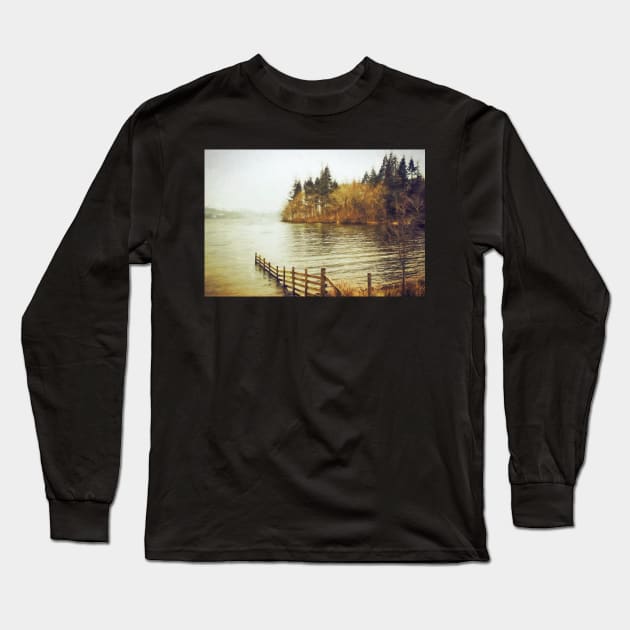 Lakeside Sojourn Long Sleeve T-Shirt by InspiraImage